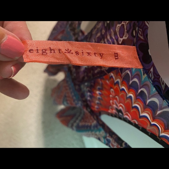 Eight Sixty sheer tank top EUC - Picture 3 of 4